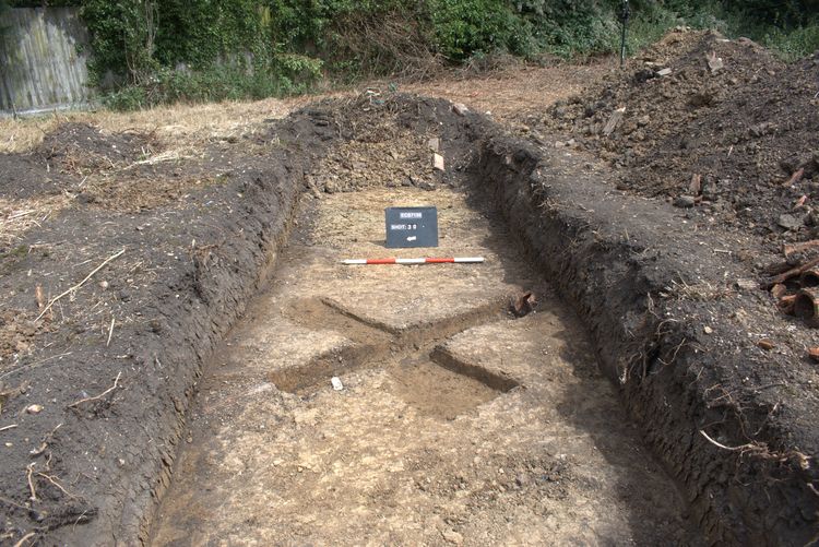 withamar1-518179: Digital Archive from and Archaeological Evaluation and a Level 1 Visual Buildings Record at 18 Westfield Road, Manea, Cambridgeshire, July 2023. Copyright:  Witham Archaeology