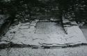 Thumbnail of 1969 black and white photograph of Trench VI on West Front, looking east, showing remains of Tower B.