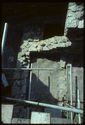 Thumbnail of 1975 photograph of interior of building at South Range, showing wall footings.