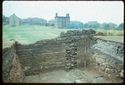 Thumbnail of 1976 photograph of Site XIII (Inner Courtyard), looking west, showing wall of room behind Tower A.
