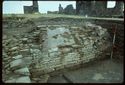 Thumbnail of 1976 photograph of Site XIII (Inner Courtyard), looking east, showing window embrasures in the third room behind Tower A.