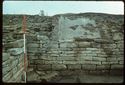 Thumbnail of 1976 photograph of Site XIII (Inner Courtyard), looking east, showing window embrasure in third room behind Tower A.