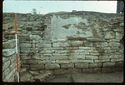 Thumbnail of 1976 photograph of Site XIII (Inner Courtyard), looking east, showing window embrasure in third room behind Tower A.