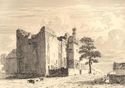 Thumbnail of 1819 etching by E. Blore, showing ruins at South Range.