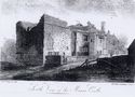 Thumbnail of Etching by R. Thompson showing buildings at South Range. Text below reads 