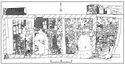 Thumbnail of 1990 plan of Crucks Building, showing location of walls and plan of flagged stone and brick floors.