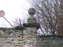 Thumbnail of The south finial of the gate beside the tower