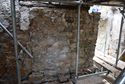 Thumbnail of First floor, south wall with the large blocked window at the centre of the wall