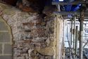 Thumbnail of The new construction provided a cross-section of window D. The depth of the sill and the plastered inner face of the wall can be seen here