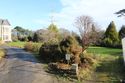Thumbnail of General view of south lawn from the entrance drive, at junction with garden path