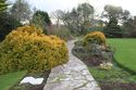 Thumbnail of Detail view of garden path and planting