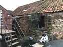Thumbnail of View of first floor rear windows in the rear wall. Facing SW