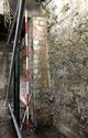 Thumbnail of North bay. Brick pier against rear wall supporting cross-beam. Facing NNE