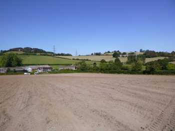 Archaeological Evaluation at Land at Houghton Barton: General site shot looking south east
