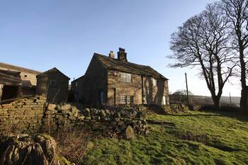 Historic Building Recording at Yew Trees Farm: General view of the south and west elevations, looking north-east