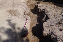 Thumbnail of Trench shot of TR 7, viewed from the West