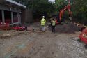 Thumbnail of Recording shot of working conditions during trench excavation