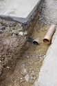 Thumbnail of Recording shot of utilities in trench