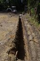 Thumbnail of Post excavation shot of Trench 1, viewed from the South West. 1x1m scale