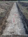 Thumbnail of View to NNE trench 9 general shot 1x1, 1x2m scale