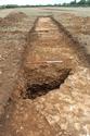 Thumbnail of Pit 705 looking S showing land drain cut in background