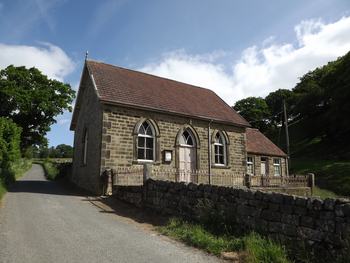 Southern elevation, looking north