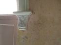 Thumbnail of Detail of plaster moulding on end stops of window moulding