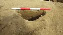 Thumbnail of South facing section of posthole [283]