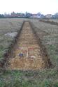 Thumbnail of South-west facing shot of Trench 3 (1m x 1m scale)