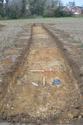 Thumbnail of North-east facing shot of Trench 4 (1m x 1m scale)
