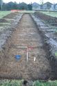 Thumbnail of South facing shot of Trench 2 (1m x 1m scale)