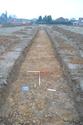 Thumbnail of North-east facing shot of Trench 13 91m x 1m scale)