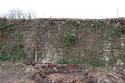 Thumbnail of N. face of boundary wall, west of and overlapping with 4386, view S, 1m + 2m.