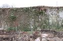 Thumbnail of N. face of boundary wall, west of and overlapping with 4387, view S, 1m + 2m.