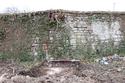Thumbnail of N. face of boundary wall, west of and overlapping with 4389, view S, 1m + 2m.
