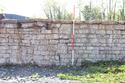 Thumbnail of N. face, earliest section of ashlar wall East of, and overlapping with, 4763, view N, 2m.