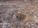 Thumbnail of Excavation: Posthole 1032 looking W