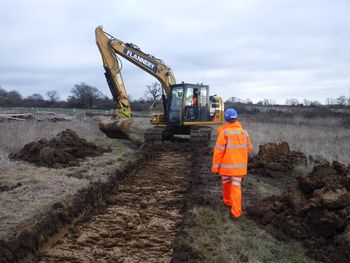 Working shot of Evaluation Trench 15