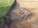 Thumbnail of (1102) Colluvial patch - finds rich - record pre-excavation shot Area B