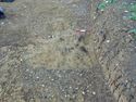 Thumbnail of Ditch [1128] opposing section to #71, Representative only, not drawn and Mid-excavation. Area B