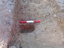 Thumbnail of E. facing section of Posthole [1392] (1393) Area B