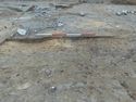 Thumbnail of E. facing section Pit cut [1444] to left and [1473] Pit to right Area B