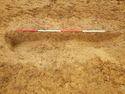 Thumbnail of E. facing section of Pits [1774] and [1776] Area B