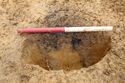 Thumbnail of E facing section of Posthole [343] Area C