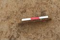Thumbnail of E facing section of Posthole [392] Area C