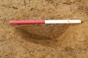 Thumbnail of E facing section of Posthole [C410] Area C