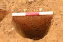 Thumbnail of E facing section of Posthole [C418] Area C
