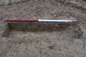 Thumbnail of E. facing section of Ditch Terminus [C575] and Posthole [572] Area C