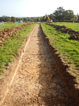 NE-facing trench shot of SSH12.