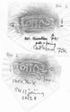 Thumbnail of Group of rubbings of CATTO die 1